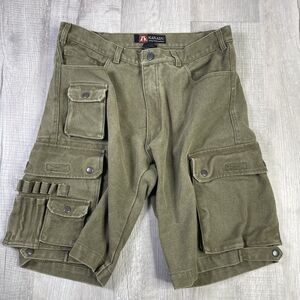 Kakadu Holster Cargo Shorts Mens 36 Green Khaki Pockets Cotton Blend Safari RB